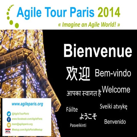 AgileTourParis 2014 : Introduction & Agile, Patrice Petit