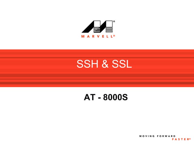 At8000 s configurando com ssh-ssl