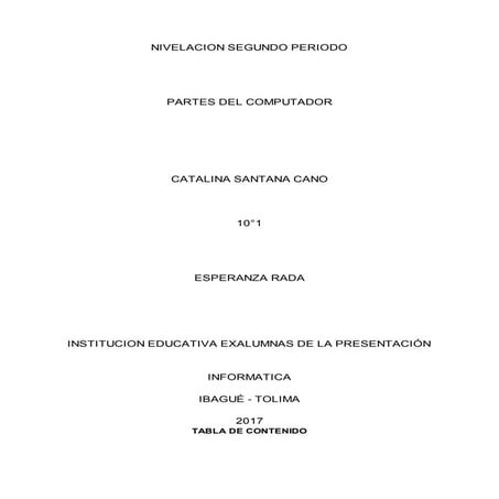 partes de la computadora