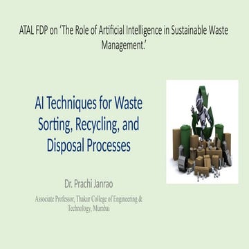 Role of AI In Sustainable Waste Management.pptx