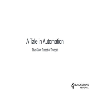 A tale in automation (Puppet to Ansible)