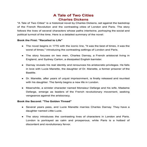 A Tale of Two Cities.pdf - A Tale Of Two Cities Book 1 Chapter 4