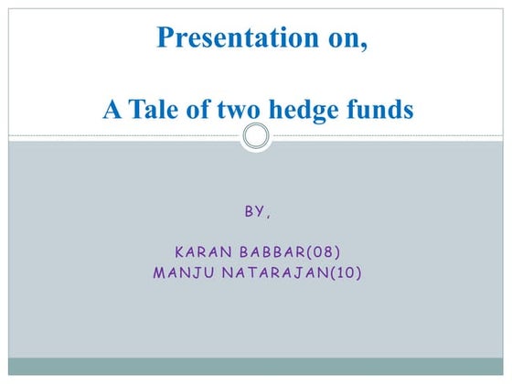 Magnetar and Peloton hedge funds | PPT