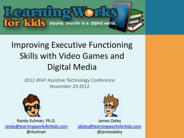 Improving Executive Functioning Skills with Video Games and Digital Media