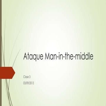 Ataque man in-the-middle