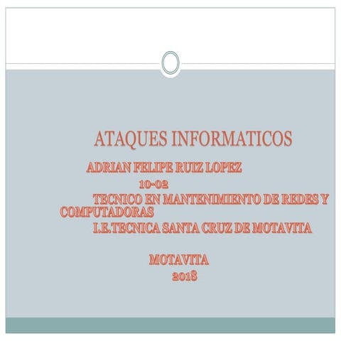 Ataques informaticos