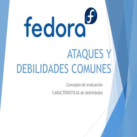 Ataques y debilidades comunes