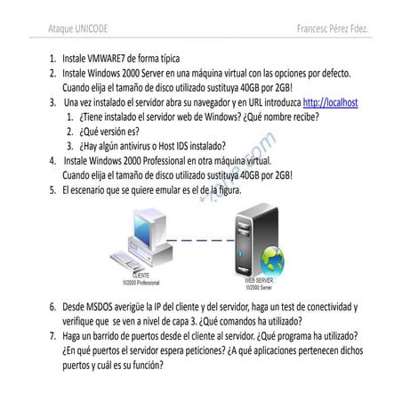 Seguridad: Ataque UNICODE