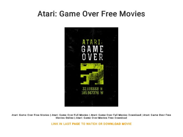 atari game over