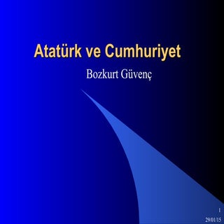 Atatürk  cumhuriyet