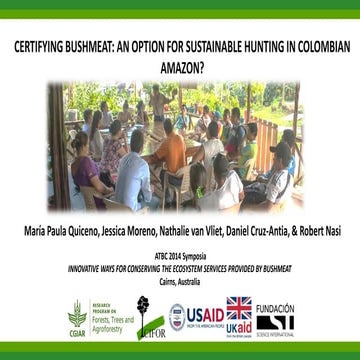 Conservation and use of wildlife in the Congo | PDF