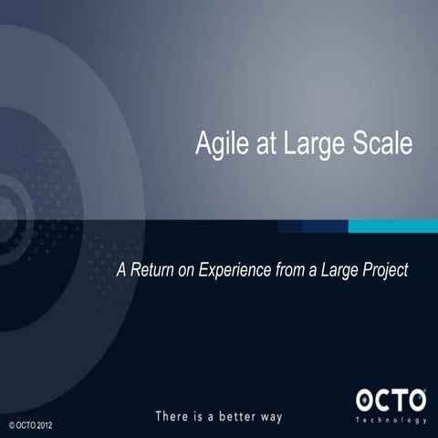 Agile at Large Scale - Conference at Agile Tour Brussels