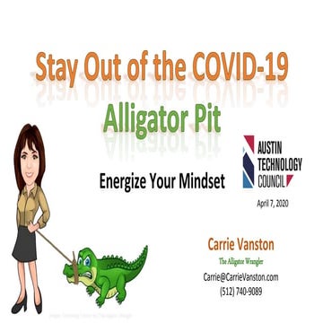 8 Tips to Stay Out of the COVID-19 Alligator Pit - Energize Your Mindset