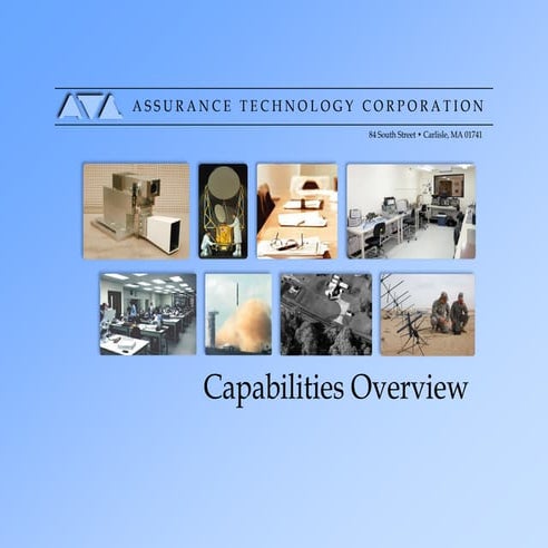 Assurance Technology Coporation : Capabilities