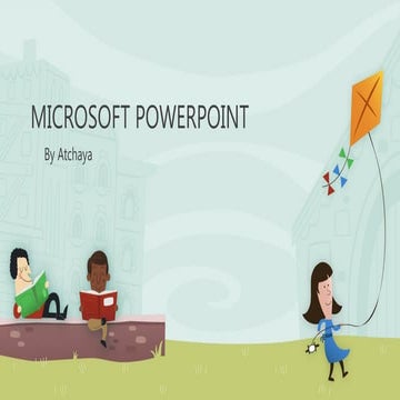 Introduction to powerpoint | PPTX
