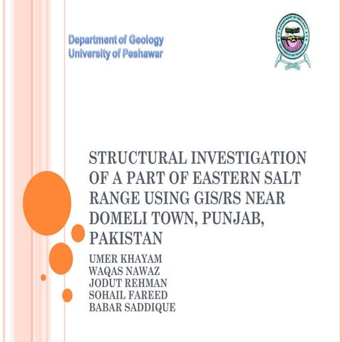 Structural Mapping using GIS/RS