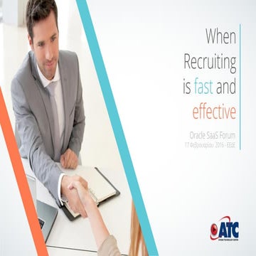 Successful recruiting models using Oracle Taleo  