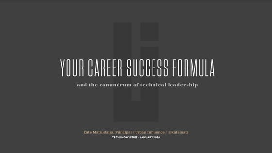Your Career Success Formula