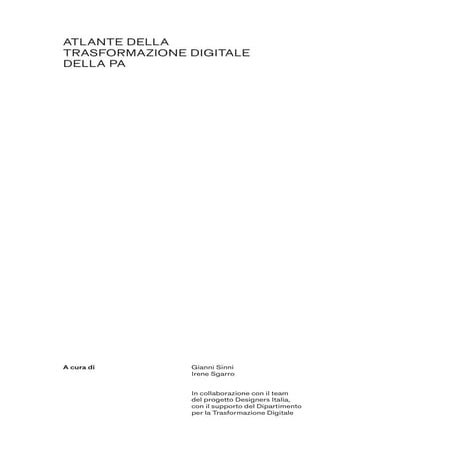 Atlante della Trasformazione Digitale della PA | PDF