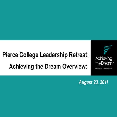 At d & data presentation