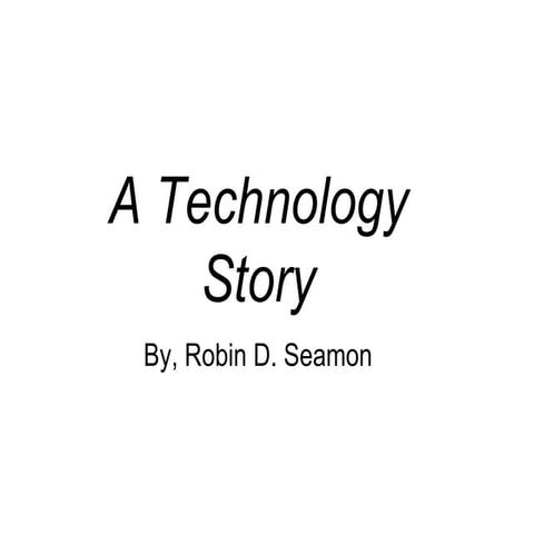 A technology story:  A first lesson of the year, introducing teacher & techno...
