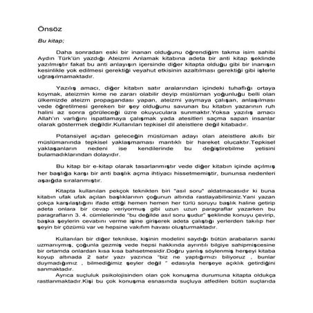 Ateizmi Anlamak Pdf