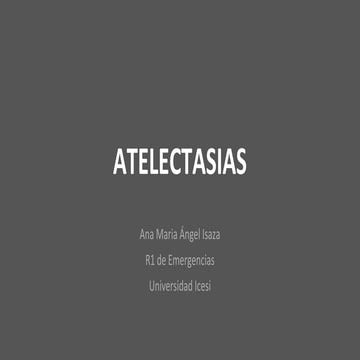 Atelectasias