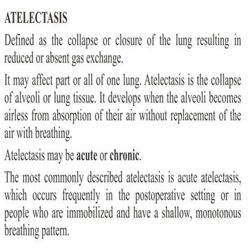 atelectasis x ray review under radiology studies | PPTX