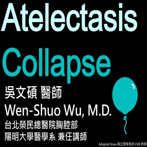 Atelectasis and collapse in CXR