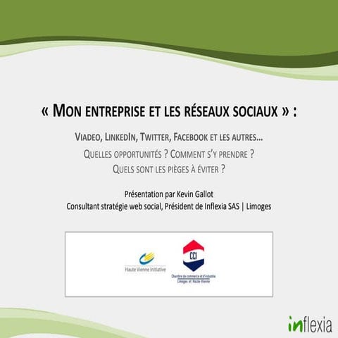 Atelier websocial - CCI limoges