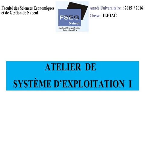 ATELIER SYSTEME (1) FERCHICHI ABDELWAHEB