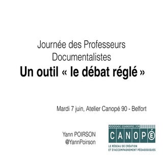 Atelier débat réglé   journée p...