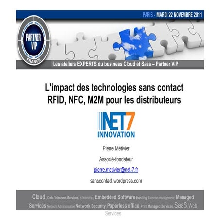 L'impact des technologies sans contact RFID NFC pour les distributeurs