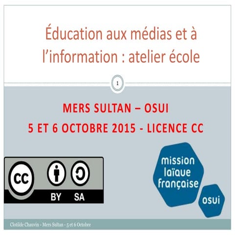Atelier premier degré Osui Casablanca | PPTX