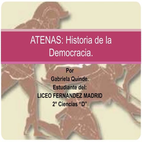 Atenas y la historia de la democracia | PPTX