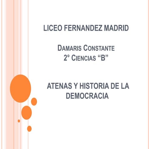 Atenas y la Historia de la Democracia