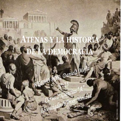 La historia de Atenas y la democracia siglo V a.c. | PPTX