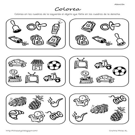 Ejercicios para favorecer la atención 