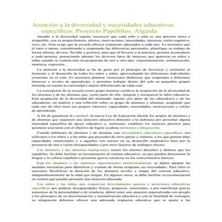 Atención a la diversidad