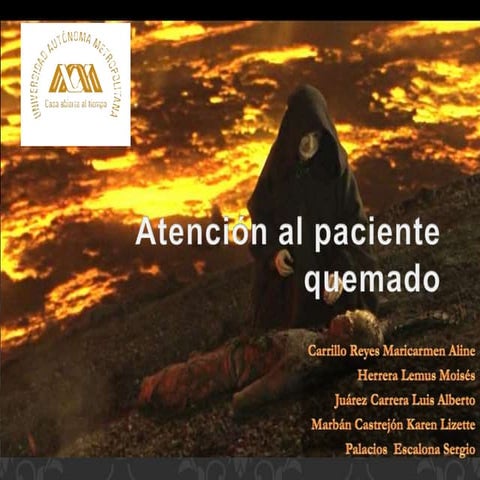 Atención al paciente quemado