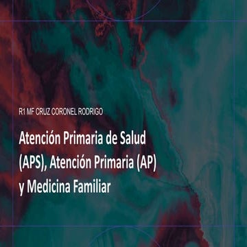 ATENCION PRIMARIA DE LA SALUD | PPTX