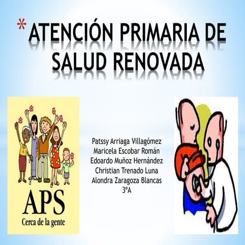 Atención Primaria de Salud Renovada