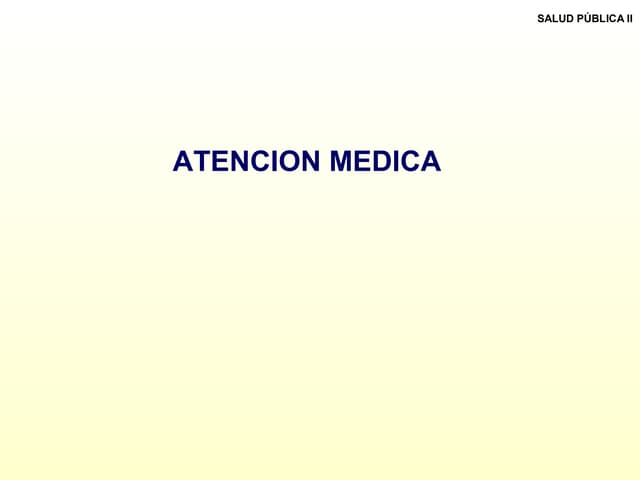 Atencion medica