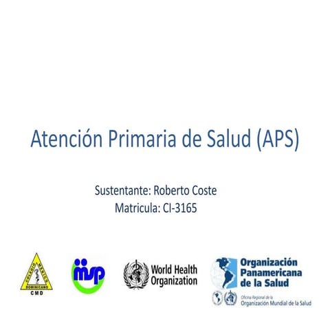 Atencion Primaria de Salud | PPTX