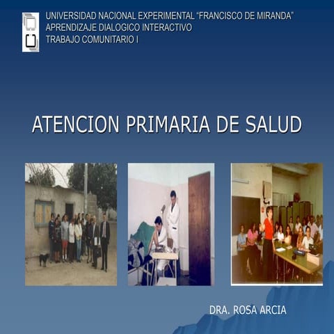 Atencion Primaria de Salud | PPT