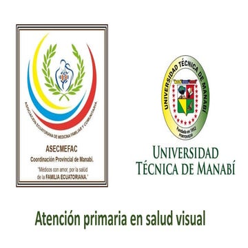 Atencion primaria en salud visual