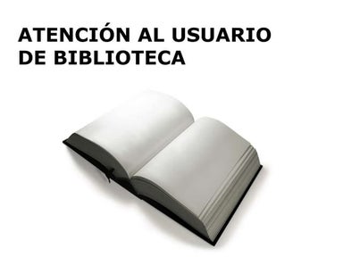 Atención al usuario de biblioteca