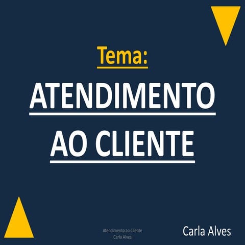 Atendimento ao cliente