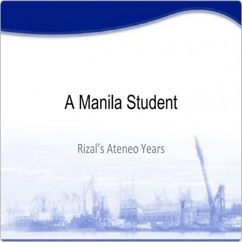 Rizal in Ateneo