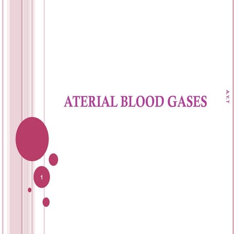 Arterial Blood Gas Analysis | PPTX